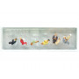 Passagers assis pour voiture restaurant - HO 1/87 - PREISER 10299