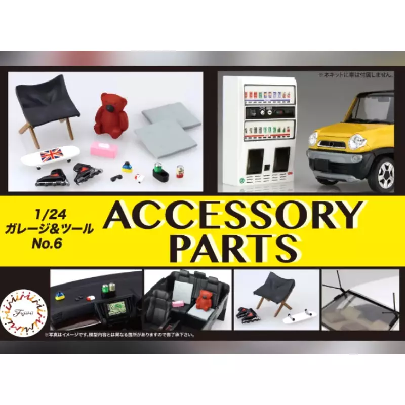 Accessoires de garage n°6 - divers objets - 1/24 - FUJIMI 116488