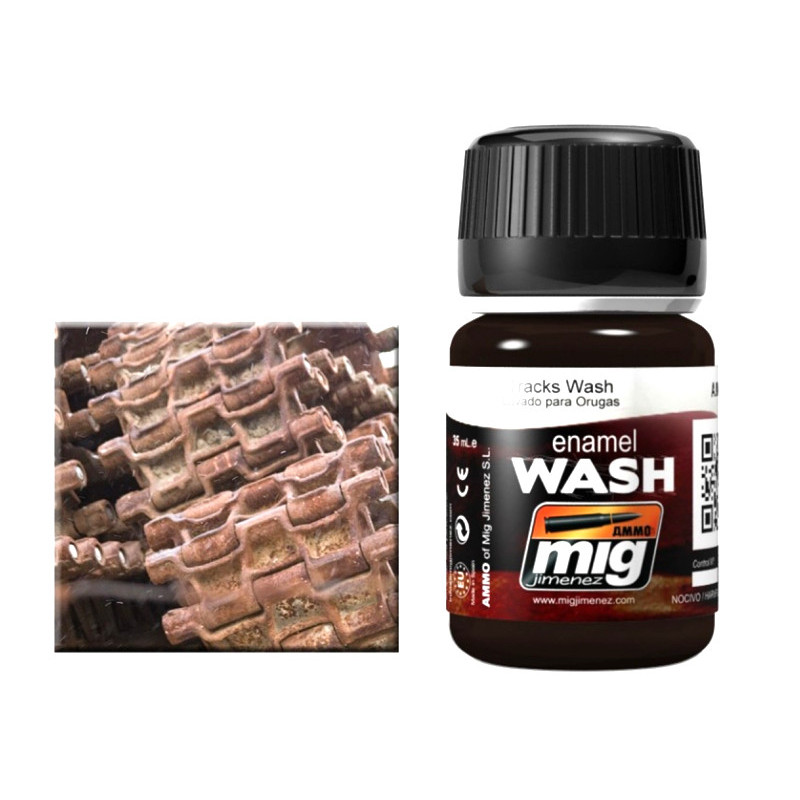 Effet de patine wash chenilles 35 ml - AMMO MIG 1002