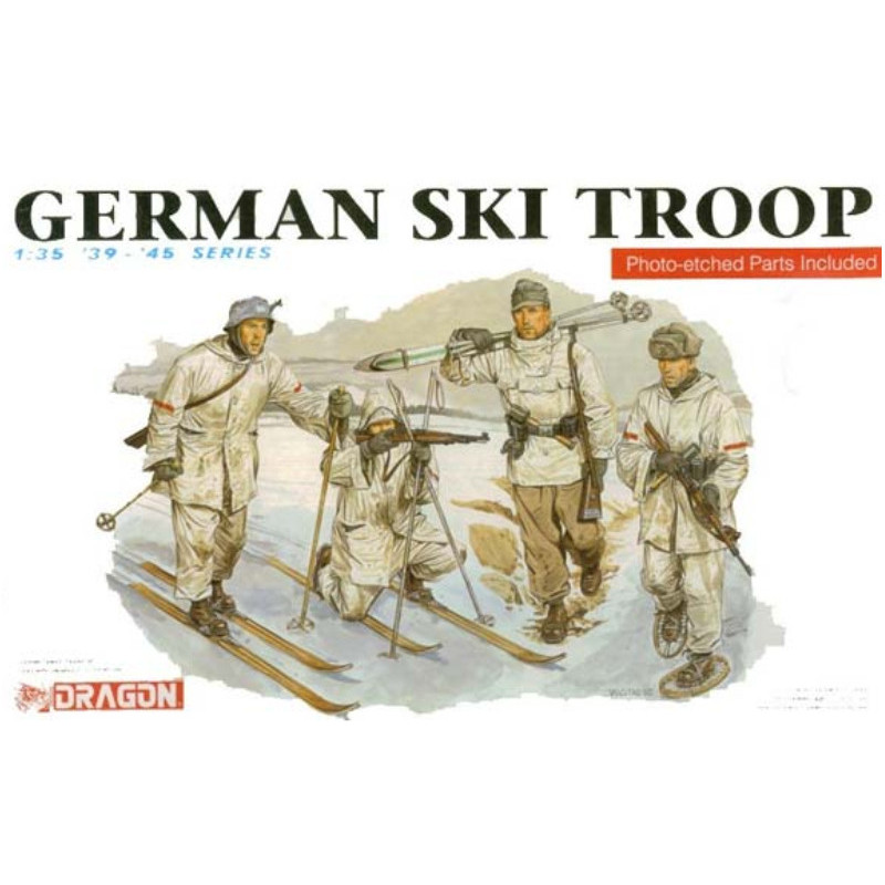 Troupe allemande à skis - 1/35 - DRAGON 6039