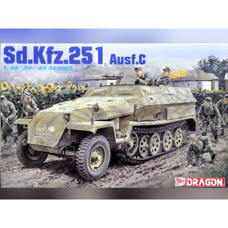 Sd.Kfz.251/1 Ausf.C - échelle 1/35 - DRAGON 6187