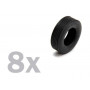 8x pneus de remorque - 1/24 - ITALERI 3890