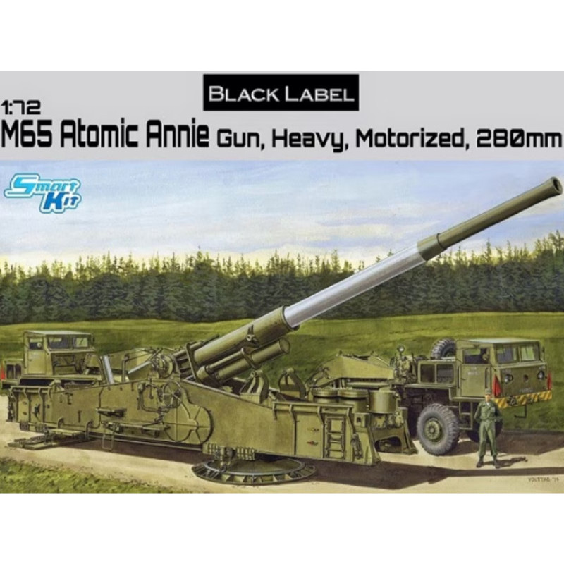 M65 Atomic Annie 280mm - échelle 1/72 - DRAGON 7484