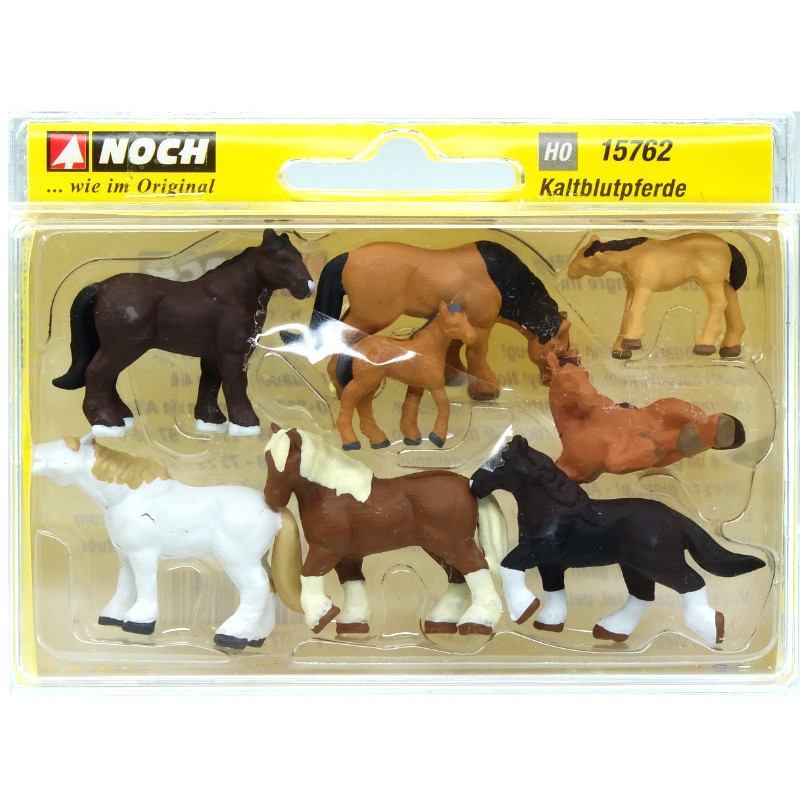 Chevaux de trait - HO 1/87 - NOCH 15762