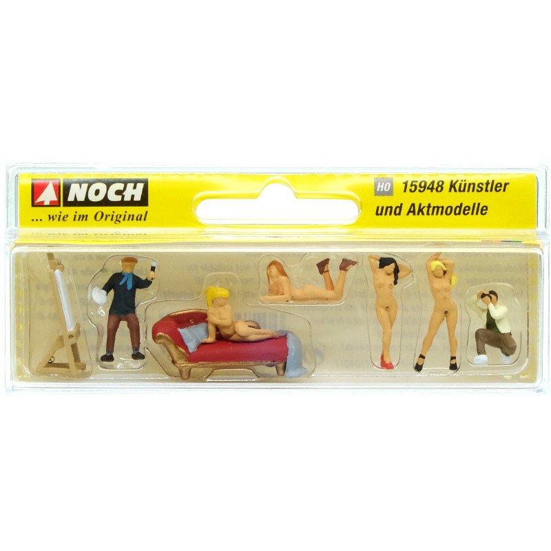 Artistes et modèles - HO 1/87 - NOCH 15948