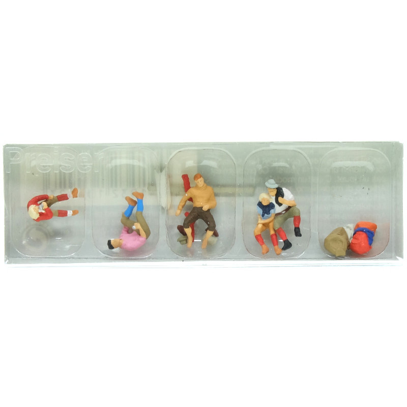 Randonneurs au repos - HO 1/87 - PREISER 10442