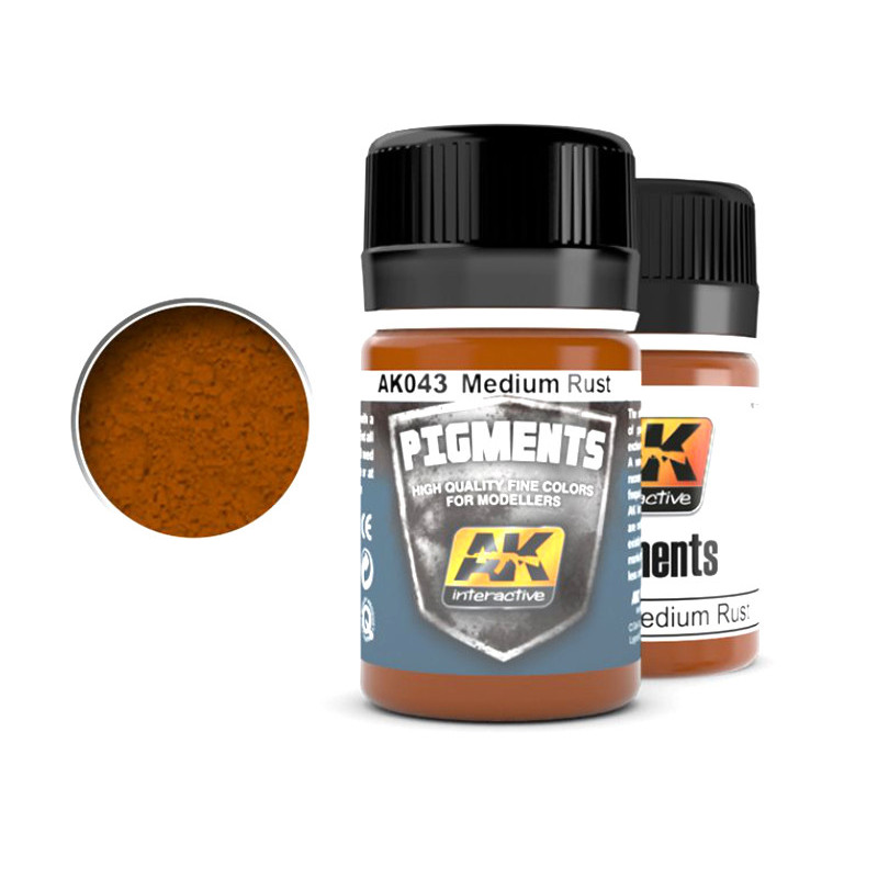 Pigment rouille (medium) 35ml - AK INTERACTIVE AK043