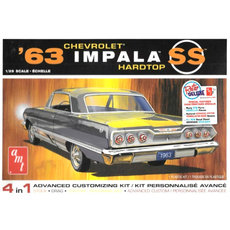 Chevrolet Impala Hardtop 1963 - 1/25 - AMT 1149