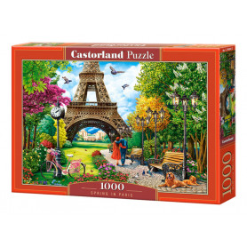 Spring in Paris - Puzzle 1000 pièces - CASTORLAND