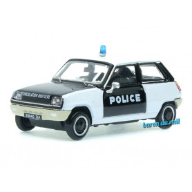 Renault R5 TL 1972 - POLICE "Pie" - HO 1/87 - REE CB-144
