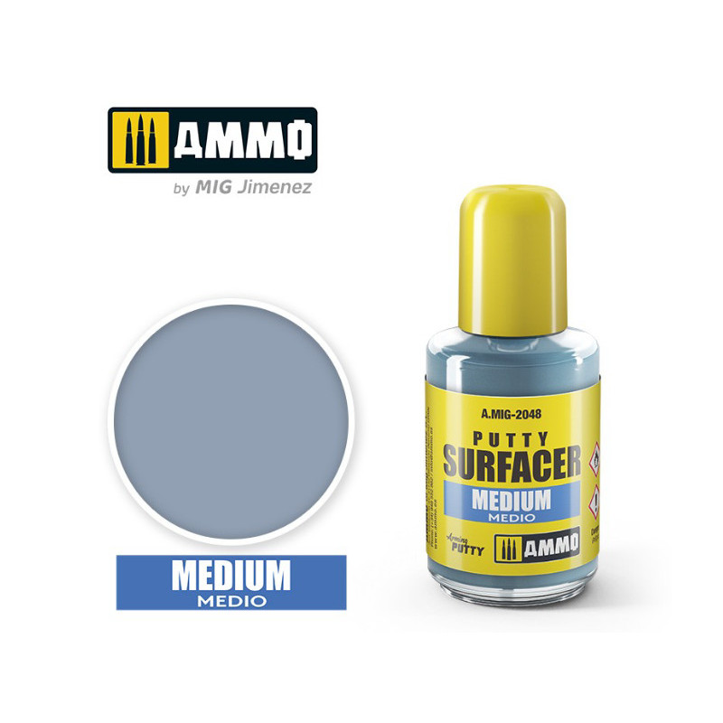 Putty Surfacer - Medium - 30 ml - AMMO MIG 2048