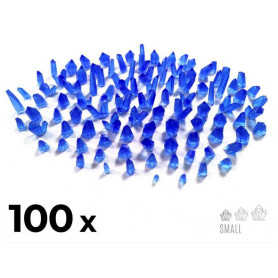 100x cristaux en résine bleus - Green Stuff World 1282