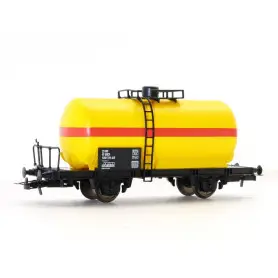 Wagon citerne à 2 essieux livrée jaune et rouge - SNCF - HO - JOUEF HJ6140