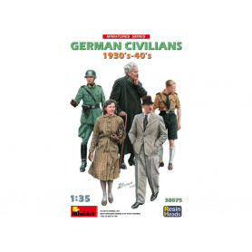 Civils allemands années 1930-1940 - échelle 1/35 - MINIART 38075