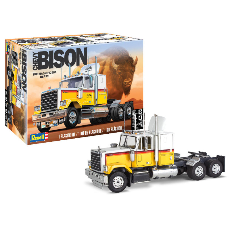 Maquette Tracteur semi Chevy Bison - 1/32 - REVELL 17471
