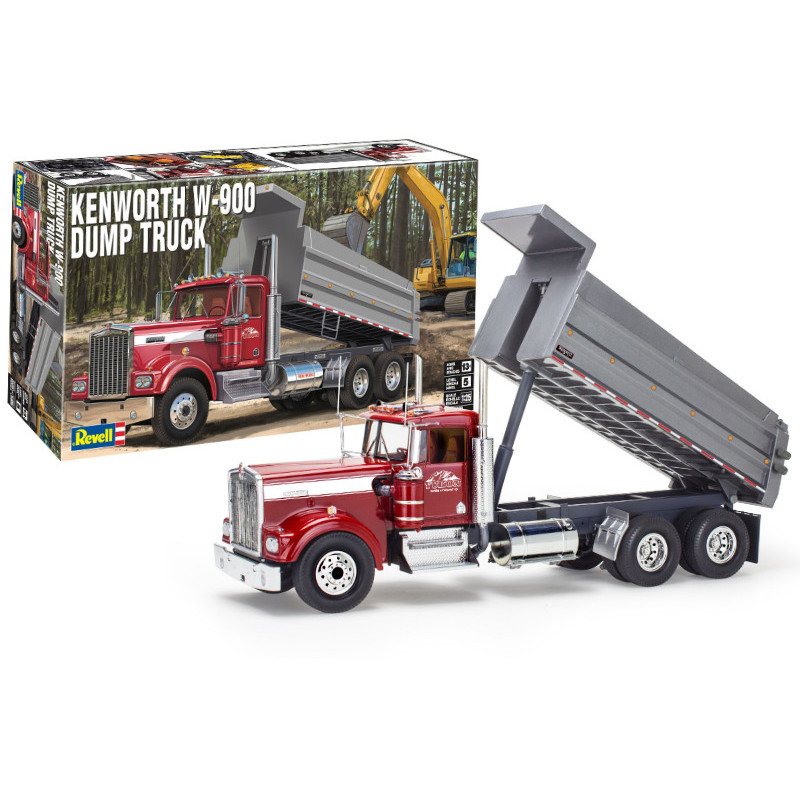 Maquette Camion benne Kenworth W-900 - 1/25 - REVELL 12628