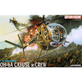 OH-6A Cayuse et Equipage - échelle 1/35 - DRAGON 3310