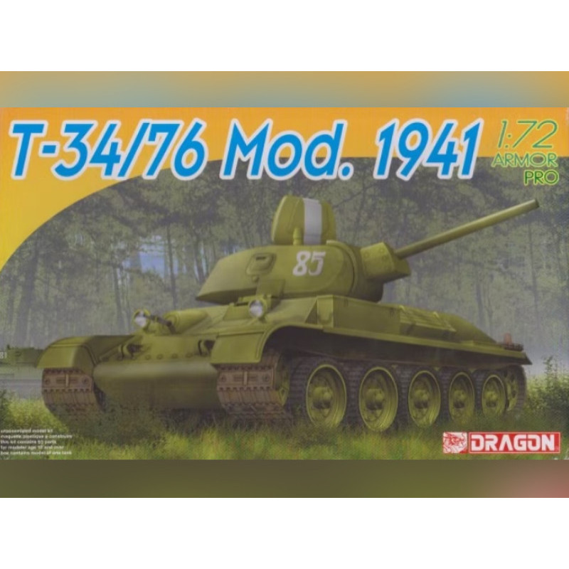 T-34/76 Modèle 1941 - échelle 1/72 - DRAGON 7259