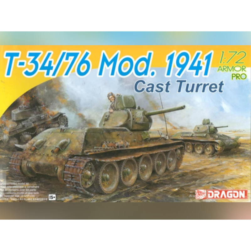 T-34/76 Modèle 1942 - échelle 1/72 - DRAGON 7262
