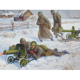 ZVEZDA 6220 - 1/72 - Mitrailleurs soviétiques en hiver