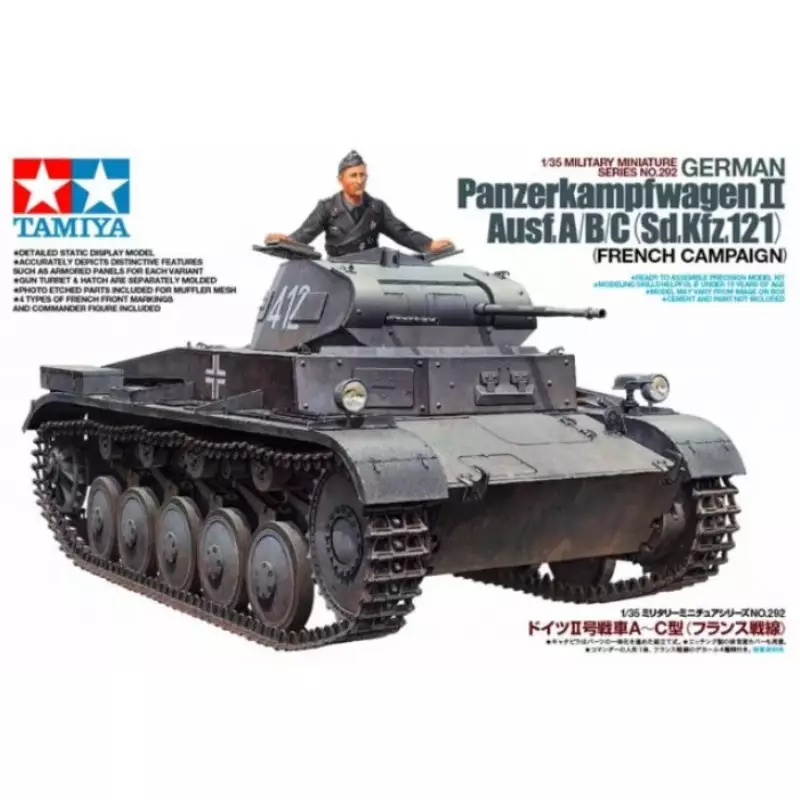 Maquette Panzer II Ausf.A/B/C - 1/35 - Tamiya 35292