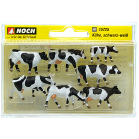Vaches blanches et noires - HO 1/87 - NOCH 15725