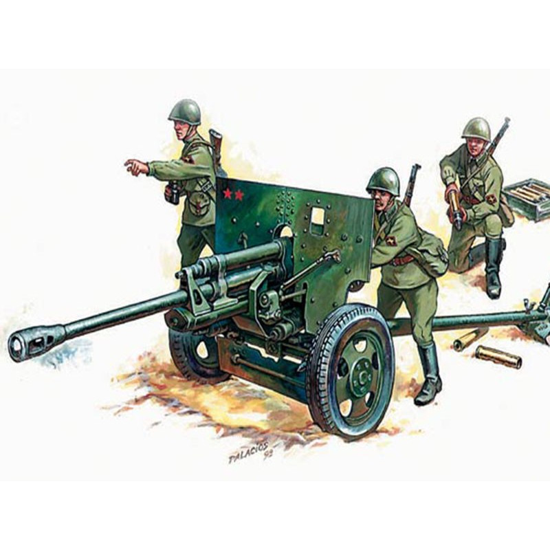 ZVEZDA 6253 - 1/72 - Canon ZIS-3 et Servants
