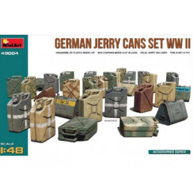 Set de Jerrycans allemands WWII - échelle 1/48 - MINIART 49004