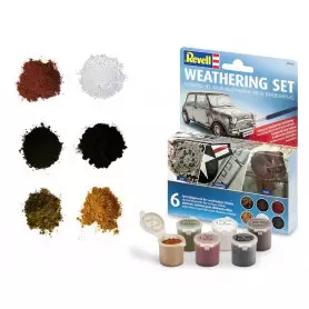 Set de vieillissement pour patine - terre à décor - REVELL 39066