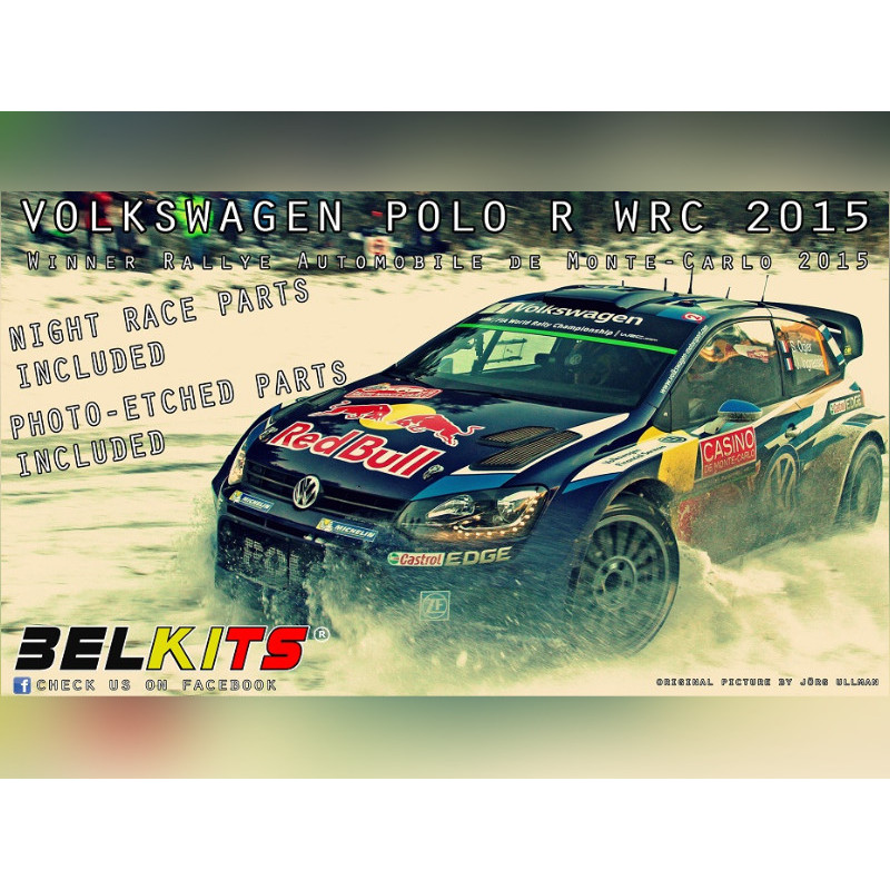 Volkswagen POLO R WRC Monte Carlo 2015 - 1/24 - BELKITS BEL-010
