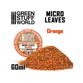 Micro Feuilles pour diorama - Mélange Orange - Green Stuff World 10609