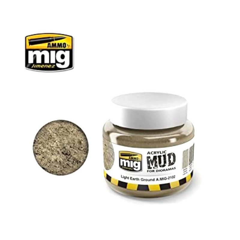 Texture Acrylique boue 250 ml - AMMO MIG 2102