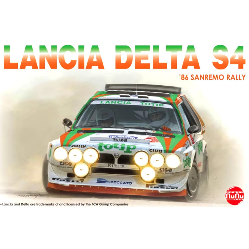 Lancia Delta S4 - Sanremo Rally 1986 - 1/24 - NUNU 24005