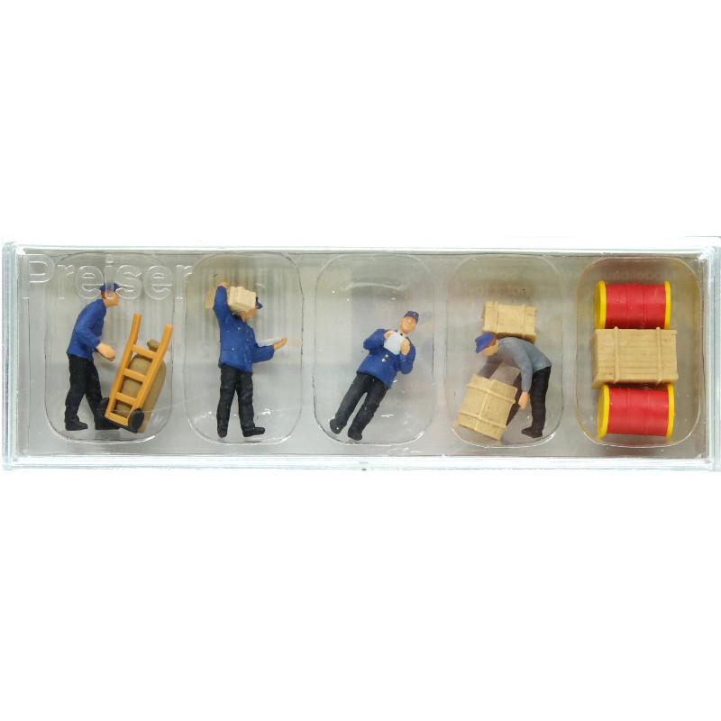 Personnel d'entrepôt - HO 1/87 - PREISER 10578