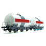 2x wagons citerne 3 essieux "ESSO", SNCF ép. III - HO 1/87 - JOUEF HJ6222