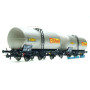 2x wagons citerne 3 essieux "SHELL", SNCF ép. III - HO 1/87 - JOUEF HJ6223