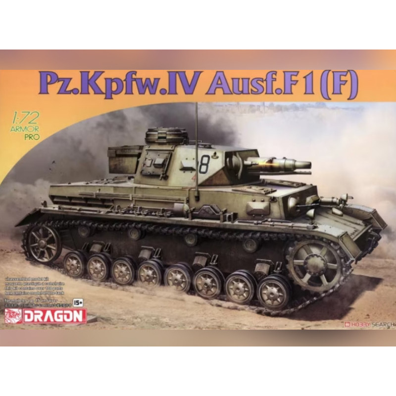 Panzer IV Ausf.F1(F) - échelle 1/72 - DRAGON 7609