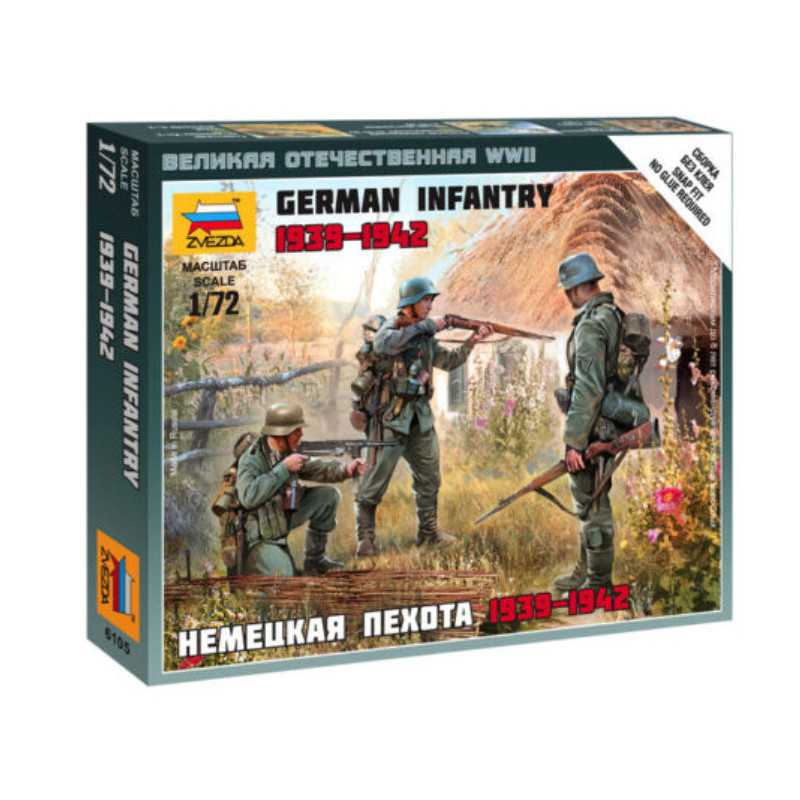 ZVEZDA 6105 - 1/72 - Infanterie allemande 1939-1942