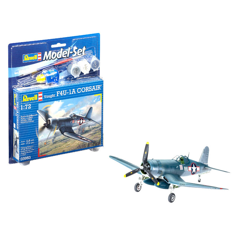 Vought F4U-1D Corsair kit complet - 1/72 - REVELL 63983