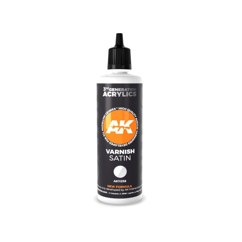 Vernis satiné 100 ml - AK INTERACTIVE AK11238