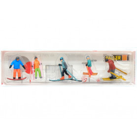 Skieurs au sport d'hiver - HO 1/87 - FALLER 151650