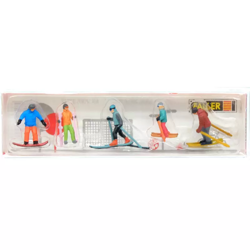 Skieurs au sport d'hiver - HO 1/87 - FALLER 151650