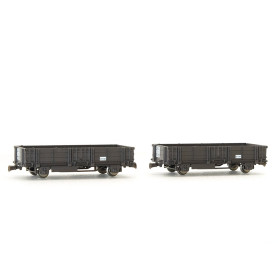 REE WB-487 - 2 Wagonnets de Draisine (Tombereau) Ep.III