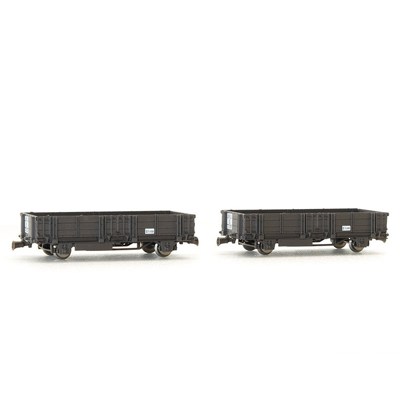REE WB-487 - 2 Wagonnets de Draisine (Tombereau) Ep.III