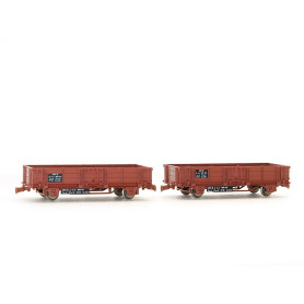 REE WB-490 - 2 Wagonnets de Draisine (Tombereau) Ep.IV-V
