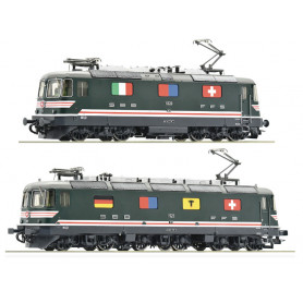 Locomotives électriques double traction Re 10/10, SBB ép. IV - digital son - HO 1/87 - ROCO 71415