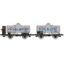Set de 2 citernes PECHELBRONN et SOCALINE, AL Ep. II - HO 1/87 - REE WB-704