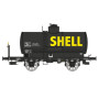 Wagon citerne SHELL, noir, SNCF EP. III - HO 1/87 - REE WB-707