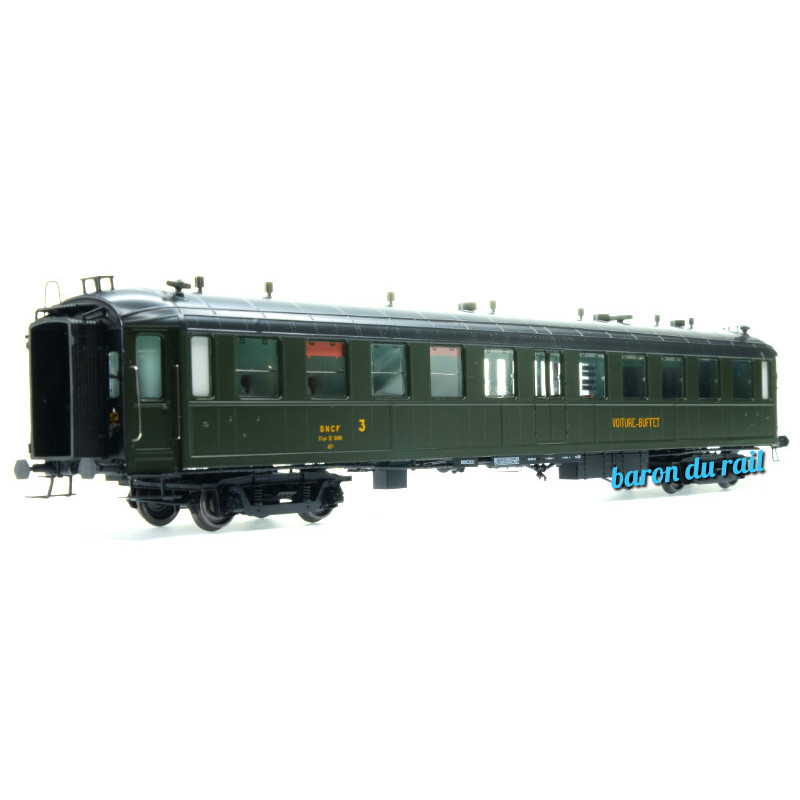 Voiture BACALAN Buffet C4s12419 SNCF Ep.IIIa - HO 1/87 - REE VB-370