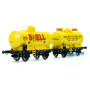 Set de 2 citernes SHELL JUPITER, PLM Ep. II - HO 1/87 - REE WB-705